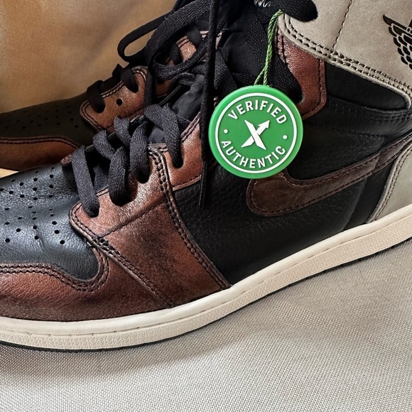 Nike Air Jordan 1 Retro High OG Patina/Rust Shadow Sneakers Size 12 New W/O Tag - Picture 6 of 15